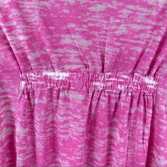 Betsey Johnson Performance Pink Burnout Top - Picture 2 of 5